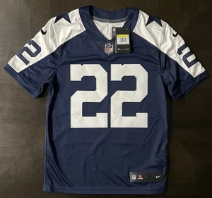 Nuova maglia Dallas Cowboys Emmitt Smith #22 Nike cucita sul retro taglia small - Foto 1 di 3