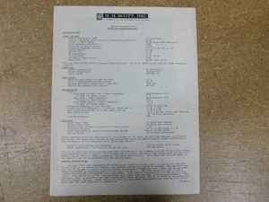 H.H Scott Service Bulletin Fold-Out Schematics for Model 380 Tuner Amplifier - Picture 1 of 1