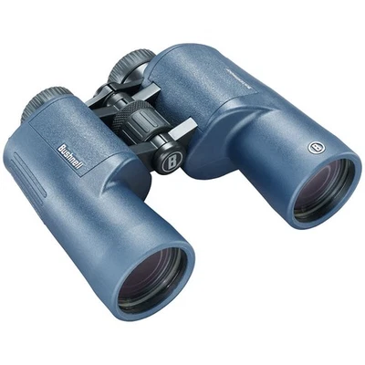 Bushnell 7x50mm H2O Fernglas Dunkel Blau Porro Wp / Fp Twist Up Eyecups 157050R - Bild 1 von 4