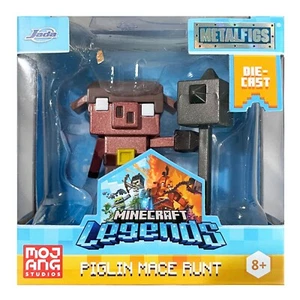 Mojang Studios MetalFigs 2" Minecraft Legends Piglin Mace Runt Figure - Nuovo - Foto 1 di 3