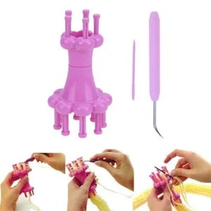 Making Tools Needle Craft Wool Knitting Loom DIY Yarn Knitter Crochet Rope - Picture 1 of 12