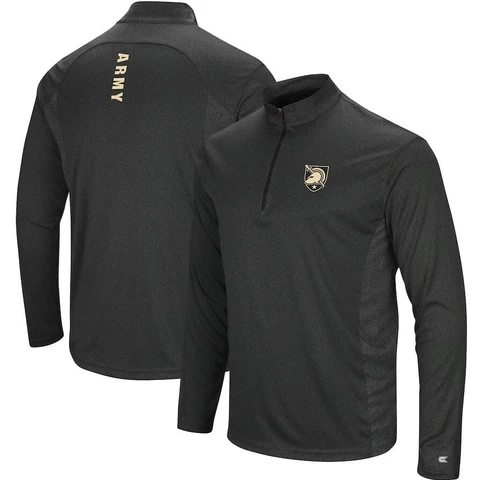Army Black Knights Colosseum Audible Windshirt 1/4 Zip Charcoal Pullover Jacket Cover