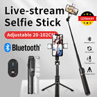 Bluetooth Selfie Stick Stativ für Smartphone iPhone 14 13 12 11 Pro Max Samsung