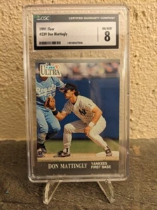 Don Mattingly - 1991 Fleer Ultra #239 - New York Yankees - CGC 8 NM/MINT - Picture 1 of 2