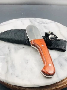 Ridge Runner Steel Hunting Knife with Canvas Sheath - Picture 1 of 9