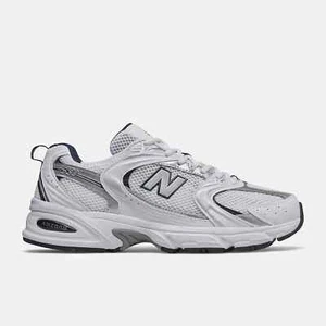BIG SALE! NewBalance530 White with Natural Indigo Sneakers Shoes - FREE SHIPPING - Picture 1 of 5