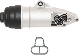 3.0L Aluminum Oil Cooler Thermostat Filter Housing Compatible with 2006-2008 Aud - Picture 1 of 7