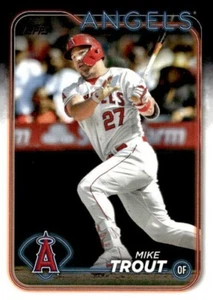 Mike Trout 2024 Topps Baseball - #27 - Los Angeles Angels - Picture 1 of 2