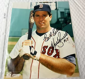 Boston Red Sox Marty Barrett handsigniertes 8x10 Foto - Bild 1 von 3