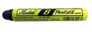Single Markal B Black Tire Chalk Paint Stick Crayon Surface Marker Graffiti Art - Picture 1 of 1