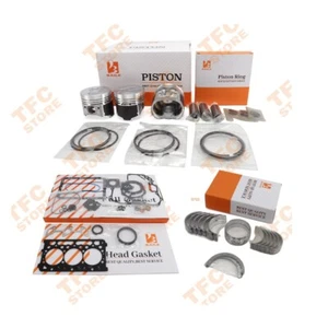 Overhaul Rebuild Kit for Kubota D722 Engine Piston Rings Bearing Gasket Set 67mm - Picture 1 of 9