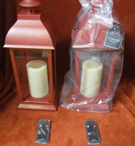 Candle Impressions 2 - Indoor/Outdoor Tischlaterne 17" flammenlose Kerze NEU - Bild 1 von 4