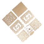 Wedding Card Box Gold Color Hollowed Wood Wedding Gift Card Box PLM