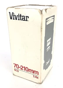 VIVITAR 25 mm SMS 70-210 mm 1:4.5 MC - MACRO FOCUSING ZOOM - Picture 1 of 8