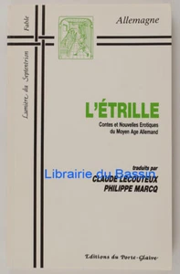 L'étrille Contes et Nouvelles érotiques du Moyen Age Allemand Collectif 1991 - Imagen 1 de 6