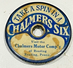 2288Z - Take a Spin in a "Chalmers Six" Badge! Chalmers Motor Co., Reading Penn! - Picture 1 of 4
