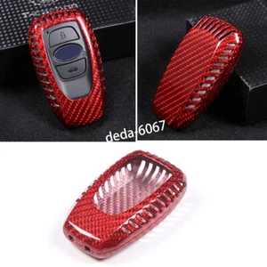 Funda protectora con llave de fibra de carbono roja para Subaru BRZ WRX Legacy Outback XV - Imagen 1 de 12