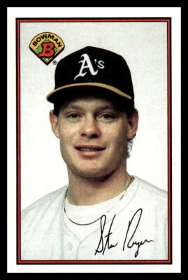 1989 Bowman  Stan Royer #195 Oakland Athletics Baseball Card - Image 1 of 2