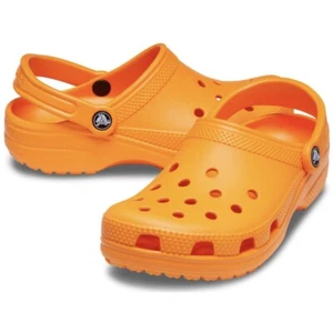 Zuecos clásicos Crocs zapatos sin cordones para el agua NARANJA ZING adulto EE. UU. mujeres talla 9 nuevos con etiquetas - Imagen 1 de 5