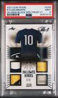 KYLIAN MBAPPE PSG 2021 6 PATCH 1/1 PSA 9 IN THE GAME USED LEAF PEARL BLACK UNIQU