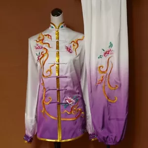 Female Embroidery Tai chi Uniform Kung fu Martial arts Wushu Competition Suit - Picture 1 of 2