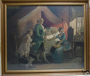 SUPERB LITHOGRAPH BY LISTED P.W. JOHANNSEN (1870-1957) - Picture 1 of 4