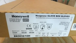 Honeywell 8N3032/10H Glovebox Glove,32"L, Neoprene, Black - Picture 1 of 4