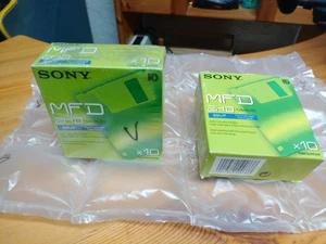 2 Packs Floppy disk 3.5 Nuovi Sony Dischetti Per Retro computer (Amiga / PC Ecc) - Zdjęcie 1 z 3