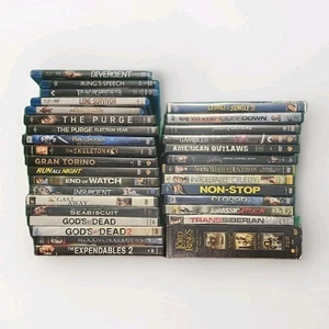 34 DVD and Blu Ray Lot Drama Suspense Action Sci Fi - Picture 1 of 4