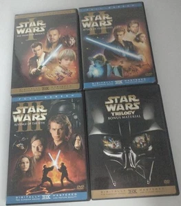 Star Wars Prequel Trilogy Episode 1-3, DVD Complete 6 DVD Set 1 2 3 - Picture 1 of 7