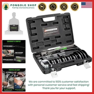 Efficient 1/4" - 7/8" Tube Bender Kit with One-Handed Operation and Attachments - Foto 1 di 10