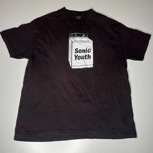 Sonic Youth Band T-Shirt schwarz XL - Waschmaschine Grafik Front & Back Print - Bild 1 von 7