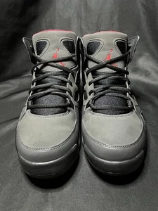 Nike Air Jordan Flight Club 91 Leather-Black/Gym-Red-Night Sz 10 Mens 555475-001 - Picture 1 of 15