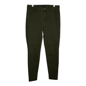 Talbots Jeggings donna verde oliva taglia 10 pantaloni denim casual comodi - Foto 1 di 8