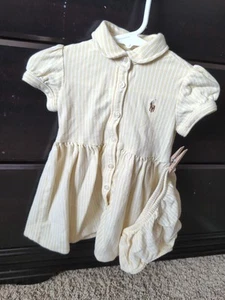 Ralph Lauren Yellow Baby 9 Months 2 Piece - Picture 1 of 4