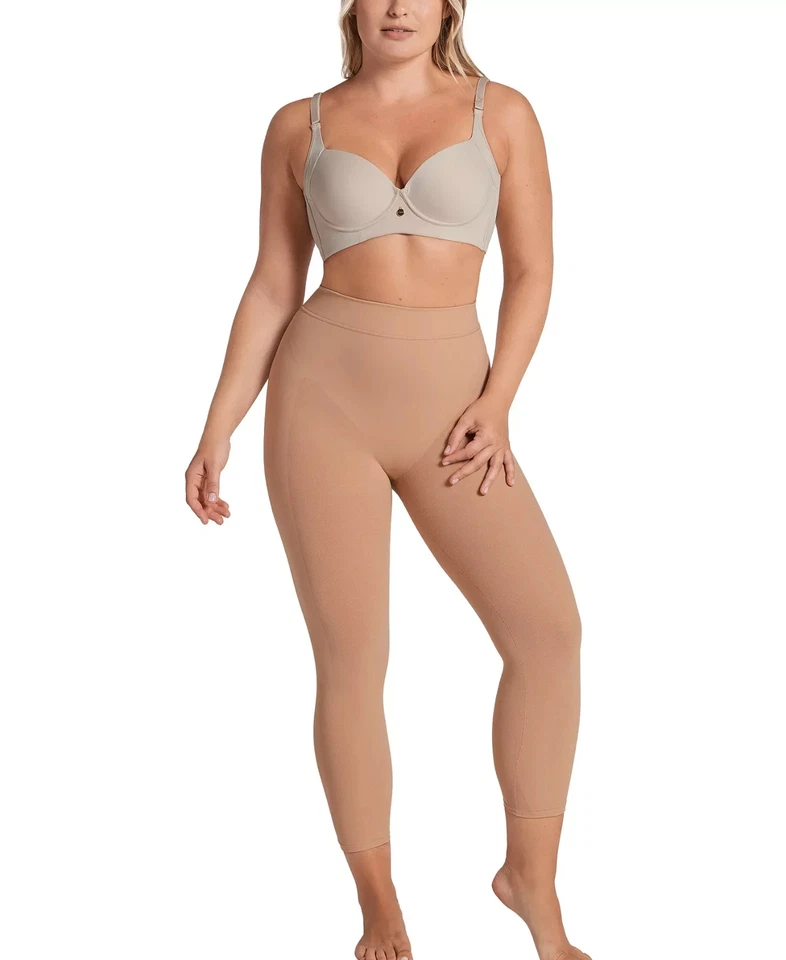 Modelador capri invisible de talle alto Leonisa para mujer - Beige - L Foto 1 de 1