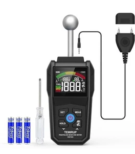 Medidor de humedad - Probador de humedad de madera sin pasador y pasador con LCD a color y alarma NUEVO - Imagen 1 de 9