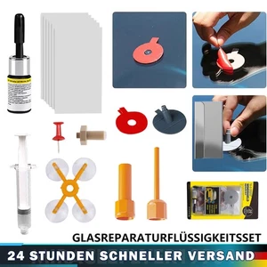 Auto Pro Glas Reparatur Set Windschutzscheibe Steinschlag Komplett Flüssigkeit - Bild 1 von 13