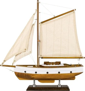 SAILSTORY Velero de Madera Decoración Velero Modelo Barco Velero Yate para Hogar... - Imagen 1 de 3