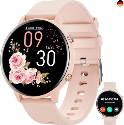 Hwagol Smartwatch Damen Herren, 1.39" Zoll Touchscreen Smart Watch mit