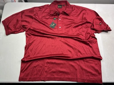 Camisa polo golfe ITÁLIA VERMELHA US$ 175 NOVA COM ETIQUETAS COLEÇÃO BOBBY JONES VINTAGE tamanho XL/XXL - Imagem 1 de 4