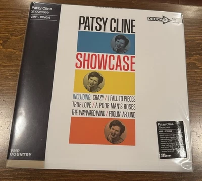 Patsy Cline- Showcase Vinyl Me Please 180g Orange/Yellow/Blue Tricolor Vinyl NEW Foto 1 de 4