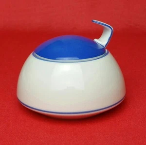 Rosenthal TAC Gropius Blau Zuckerdose für 6 Personen Sugar Bowl Porzellan  - Bild 1 von 3