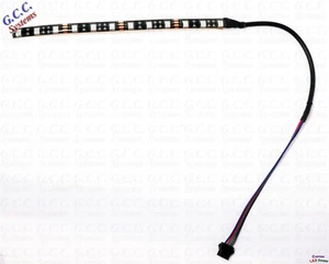 1x Waterproof Multi Colour RGB RC Car Rear, Under LED Lighting 200mm Plug'n'Play - Picture 1 of 2