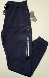 2(X)IST Men's Jogger Pants Sweatpants Large 36-38 Blue Lounge Fleece New MSRP$50 - Picture 1 of 9