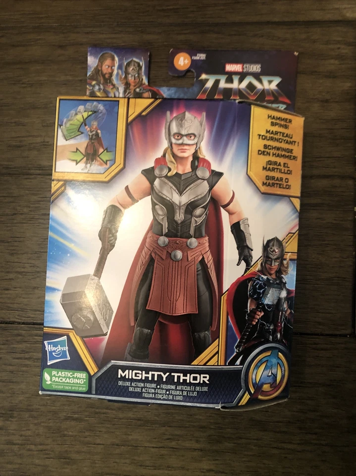 Mighty Thor - Figura de acción de lujo Thor Love and Thunder - Hammer Spins - Nuevo en caja Foto 1 de 1
