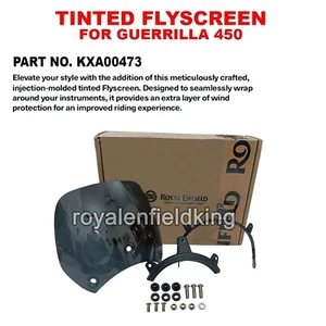 Genuina Royal Enfield Guerrilla 450 "Schermo Antivento Tinto" - Foto 1 di 7