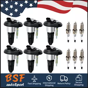 6X Ignition Coil + 6X Iridium Spark Plug OEM for Chevy Colorado GMC Canyon UF303 - Picture 1 of 12