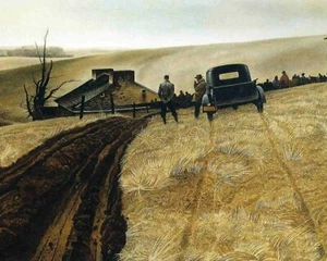 Impresión o lienzo - Venta pública, 1943 por Andrew Wyeth - Imagen 1 de 1