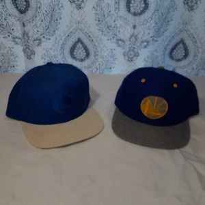 Lote de 2 gorras Mitchell & Ness Golden State Warriors Snapback - Imagen 1 de 4